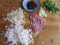 香菇肉酱拌面做法图解5)