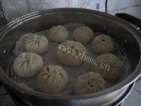 自己做的韭菜鸡蛋虾皮包子
