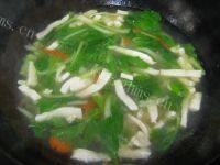 味道不错的青菜豆腐汤做法图解10)