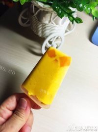 好吃酸奶芒果泥雪糕做法图解8)