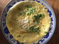 美味的软香鸡蛋饼做法图解7)