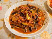 家常菜蚝油肉末茄子