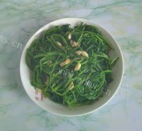 家常菜蒜蓉香菜做法图解7)