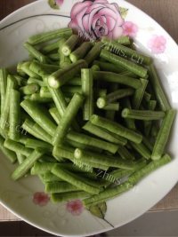 家常菜豆角炒鸡蛋做法图解3)