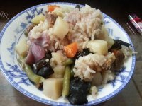 美味的牛肉焖饭