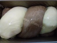 自制可可双色吐司做法图解9)