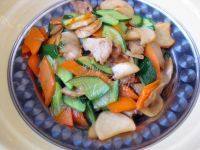 营养丰富的杏鲍菇炒肉