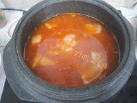家常菜泡菜豆腐汤做法图解5)