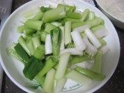 家常菜青蒜肉片做法图解4)