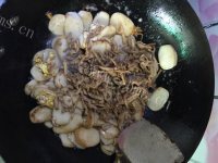 自制肉丝炒年糕