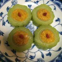 色味俱佳的金麦酿苦瓜做法图解8)