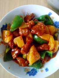 美味的菠萝咕老肉