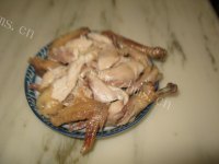 美味无比的客家手撕鸡做法图解5)