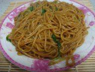 口感不错的青菜炒面