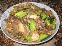 健康美食之蘑菇炒肉