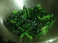 清炒芥兰菜做法图解5)