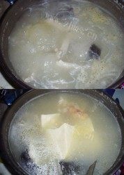 生鱼豆腐汤做法图解4)