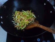 十分可口的韭黄炒肉丝