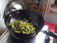 家常菜肉片炒四季豆