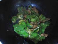 家常菜青椒肉片