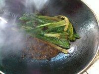 健康营养的豆豉鲮鱼油麦菜做法图解11)