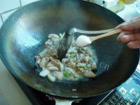 家常菜青椒毛豆炒肉丝做法图解11)