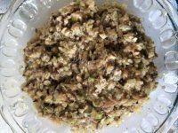 美味的香菇鸡肉馄饨做法图解4)
