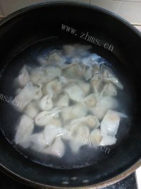 美味的猪肉大葱馄饨