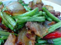 易做的腊肉炒豆角