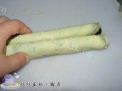 自制蛋皮鸡肉卷做法图解12)