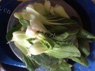 热腾腾的香菇青菜做法图解5)