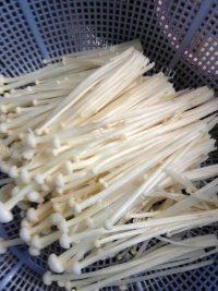 家常菜粉丝蒸金针菇做法图解2)