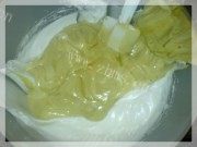 美味抹茶戚风做法图解3)
