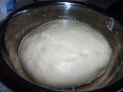 美味的猪肉白菜 韭菜饺子做法图解5)