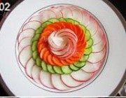 美味的瘦身蔬菜芥末汁沙拉Ca