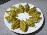 自己做的翡翠蒸饺