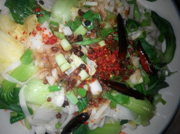 独特的油泼面