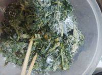 简单的蒸芹菜叶