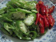 开胃下饭菜小炒肉做法图解4)