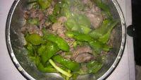 家常菜青椒牛肉
