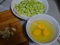#爱美食#蚕豆炒鸡蛋做法图解4)