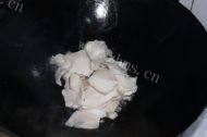 荷兰豆炒肉做法图解4)
