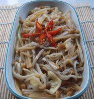 「绿色食物」凉拌金针菇