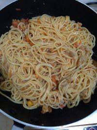 经典美味番茄肉酱意大利面做法图解9)