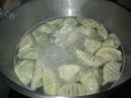 不腻的荠菜饺子做法图解9)