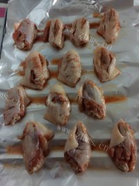 美味的蜜汁烤翅做法图解3)