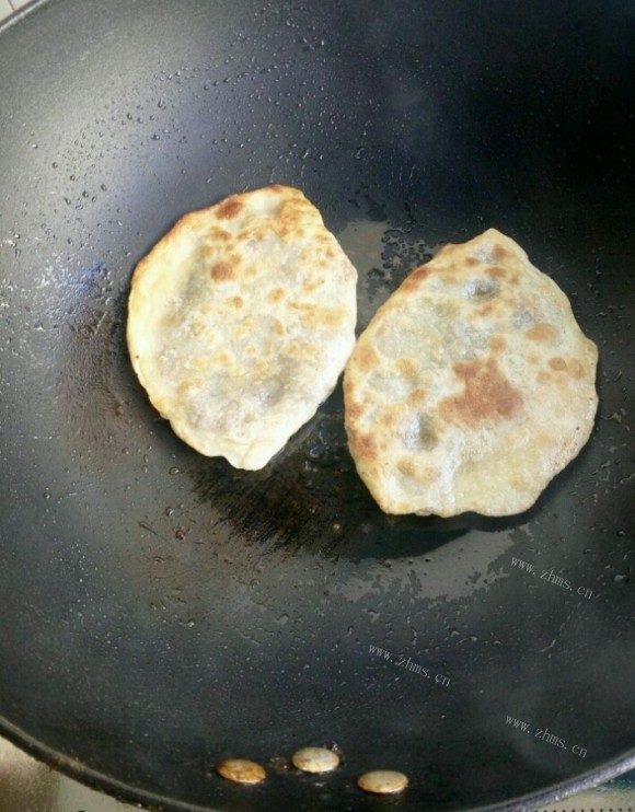韭菜肉饼