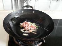 家常菜莴苣炒肉丝做法图解4)