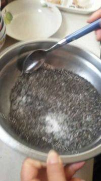 中式主食芝麻饼做法图解4)