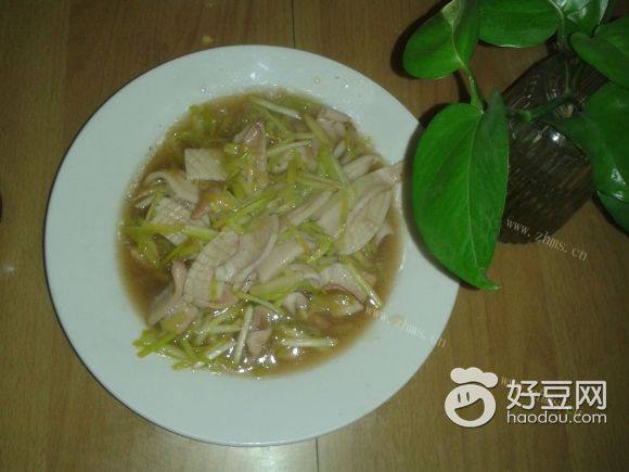 蒜黄炒鲜鱿鱼